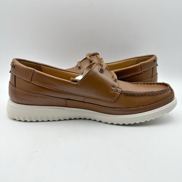 Mephisto Mens Trevis Boat Shoes US 7.5 EU 41.5 Brown Leather NWOB main image 8